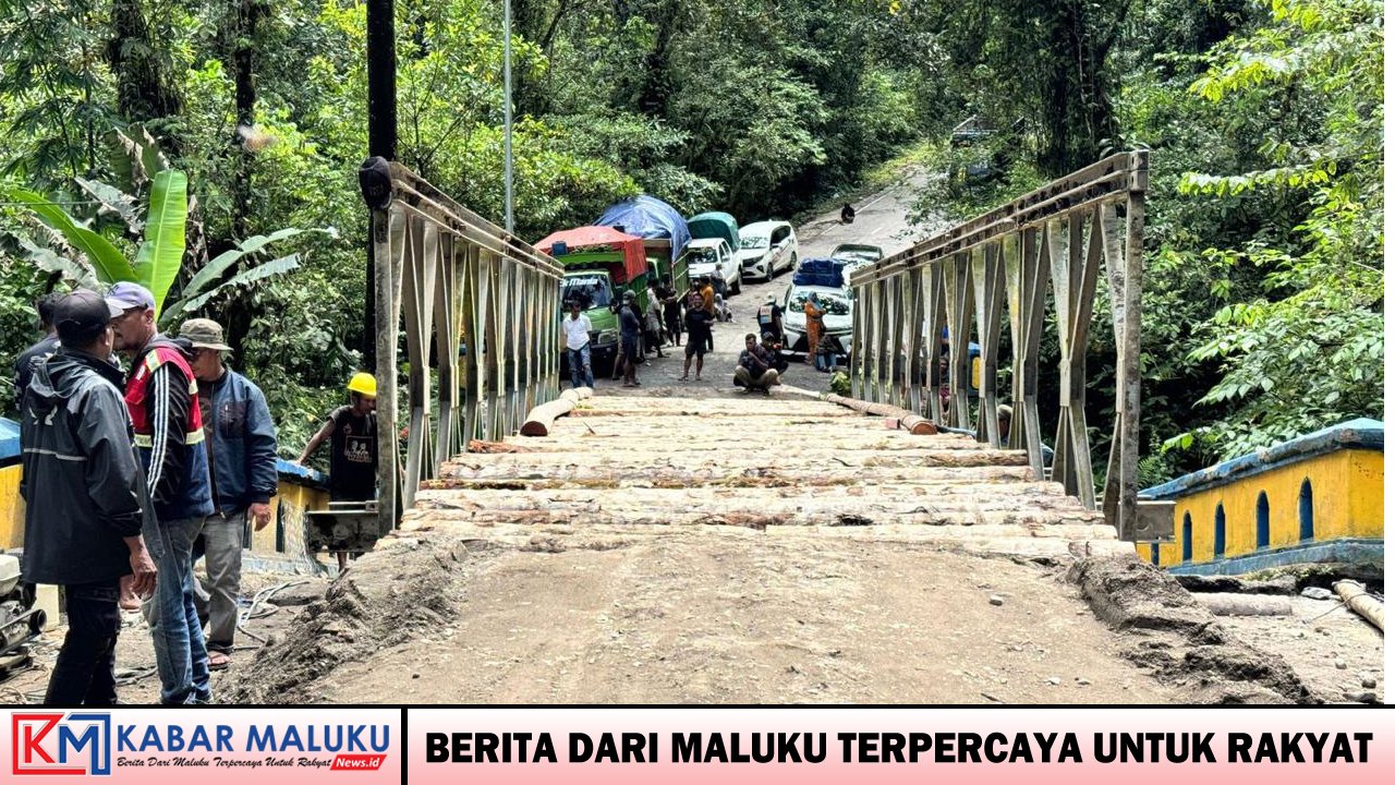 Empat Hari Dikerjakan, Jembatan Darurat Wai Besi VI Akhirnya Dibuka  BPJN Maluku: Terima Kasih, Akses Maluku Tengah–SBT Kembali Normal