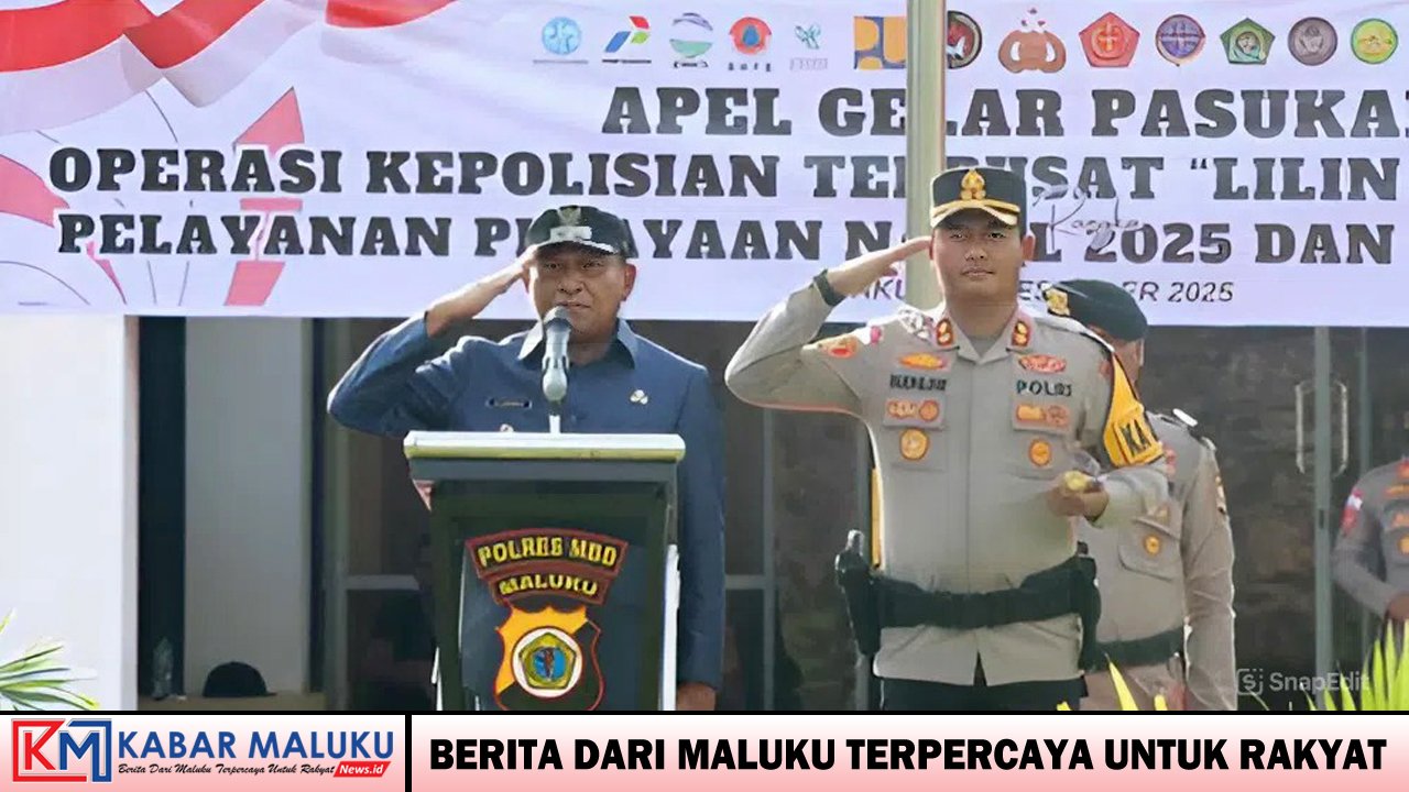 Polres MBD Gelar Apel Operasi Lilin Salawaku 2025, Siap Amankan Natal dan Tahun Baru
